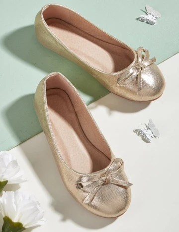 Balerini Shein Kids, auriu, 28 Galben