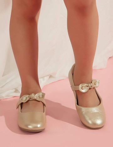 Pantofi Shein Kids, auriu, 34