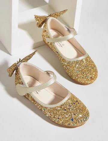 Pantofi Shein Kids, auriu, 24