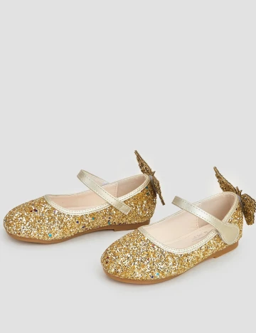 Pantofi Shein Kids, auriu, 24