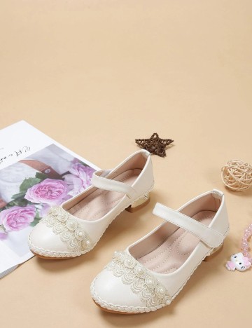 Pantofi Shein Kids, crem, 32