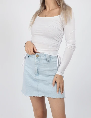 Top SHEIN, alb, XS Alb