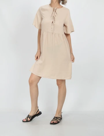 Rochie scurta SHEIN, crem, XS