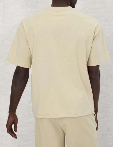 Tricou SHEIN, crem, L