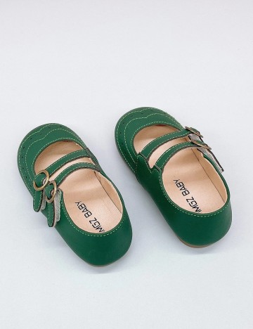 Pantofi Shein Kids, verde, 28