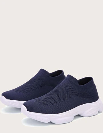 Adidasi Shein Kids, bleumarin, 35 Albastru