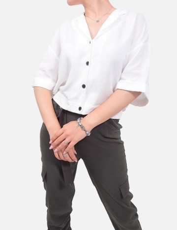 Camasa Zara, alb, L