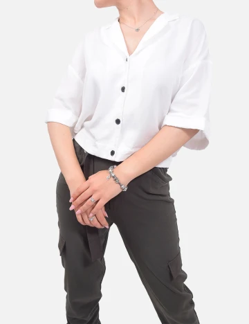 Camasa Zara, alb, L