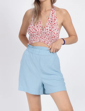 Pantaloni Scurti Vero Moda, albastru, L