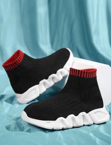 Adidasi Shein Kids, negru, 35