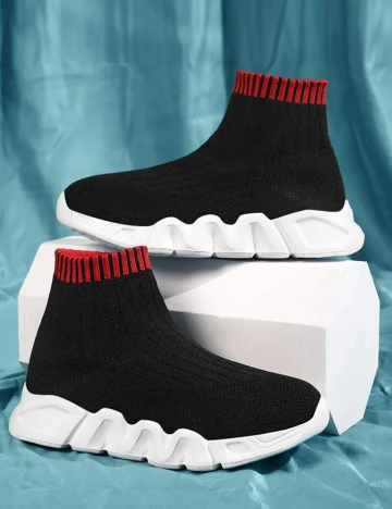 Adidasi Shein Kids, negru, 35 Negru