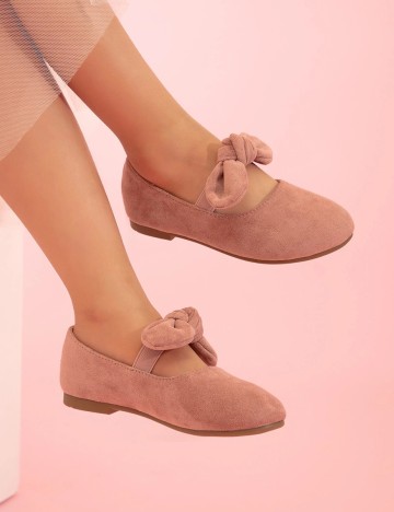 Pantofi Shein Kids, roz pudra, 27