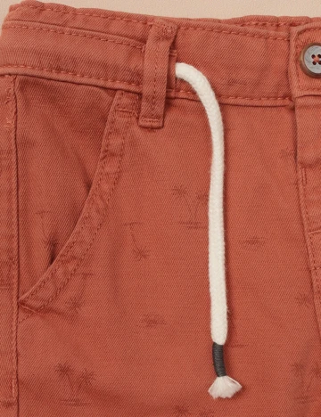 Pantaloni scurti C&A, caramiziu, 2 ANI