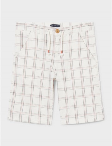 Pantaloni scurti C&A, ecru, 2 ANI