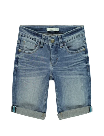 Pantaloni scurti Name It, albastru, 7 ANI Albastru