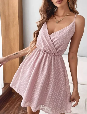Rochie scurta SHEIN, roz, S