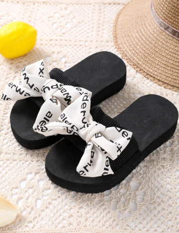 Slapi Shein Kids, negru, 30 Negru