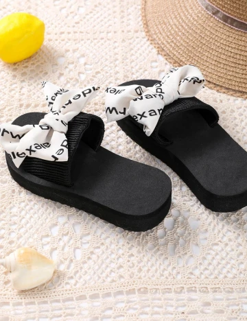 Slapi Shein Kids, negru, 30 Negru