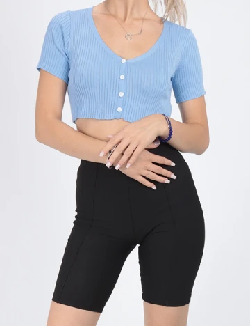 Top SHEIN, albastru, M Albastru