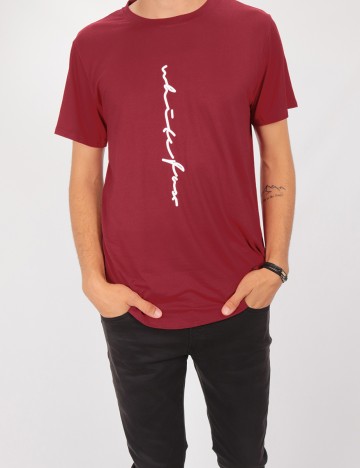 Tricou SHEIN, grena, M