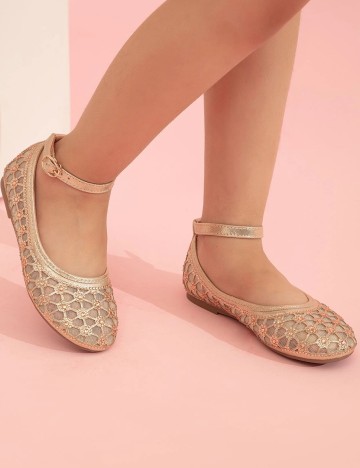 Pantofi Shein Kids, auriu, 35
