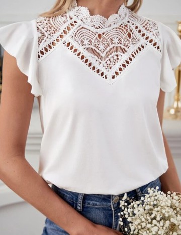 Bluza SHEIN, alb, S