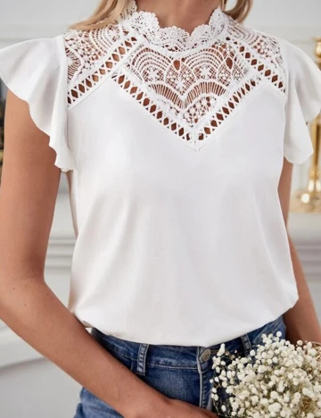Bluza SHEIN, alb, S Alb