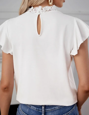 Bluza SHEIN, alb, S Alb