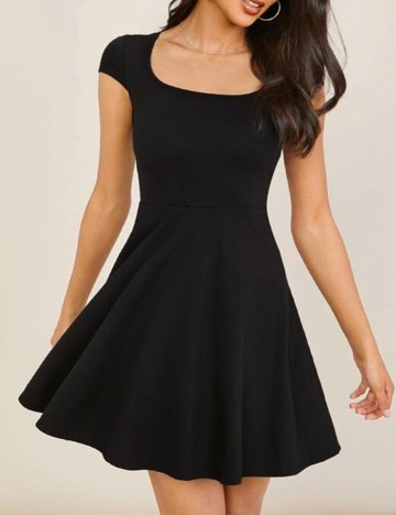 Rochie Scurta SHEIN, negru, S