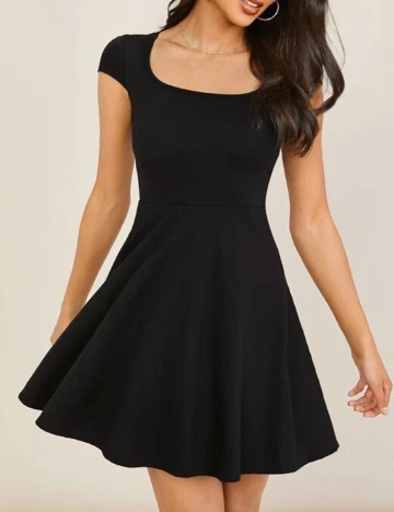 Rochie Scurta SHEIN, negru, S Negru