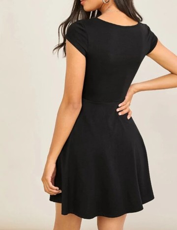 Rochie Scurta SHEIN, negru, S