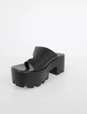 Saboti SHEIN, negru, 38