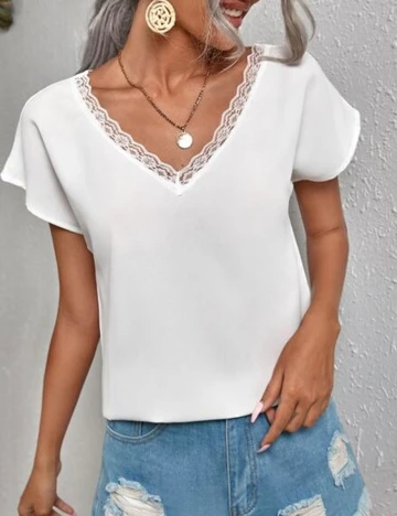 Bluza SHEIN, alb, M Alb