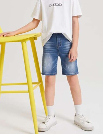 Pantaloni scurti Shein Kids, albastru, 11-12 ANI