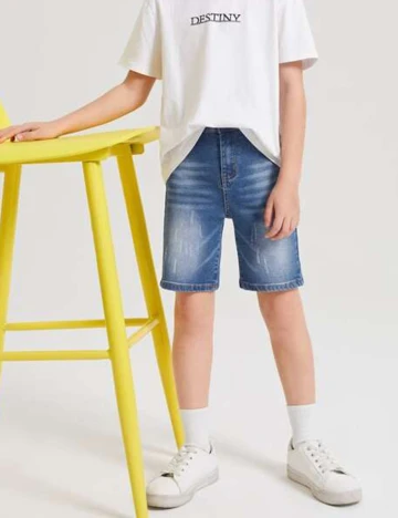 Pantaloni scurti Shein Kids, albastru, 11-12 ANI