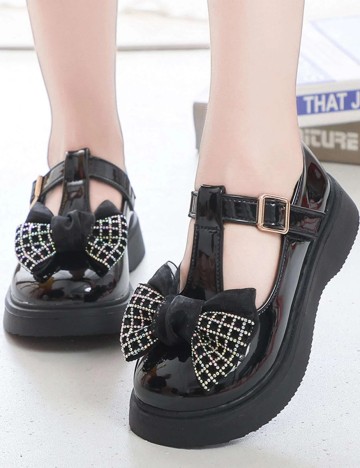 Pantofi Shein Kids, negru, 29