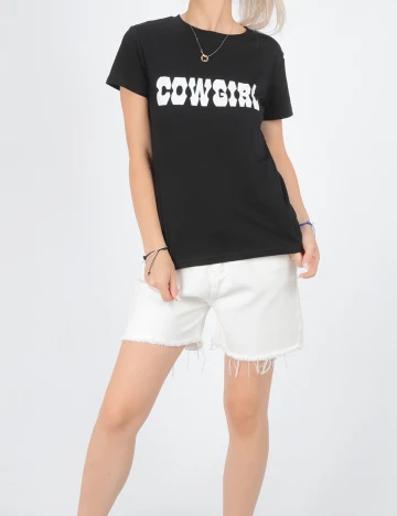 Tricou SHEIN, negru, S Negru