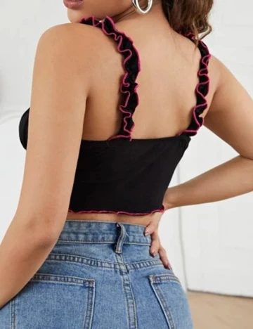 Top SHEIN, negru, S