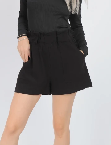 Pantaloni scurti SHEIN, negru, S