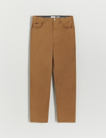 Pantaloni Reserved, maro, S