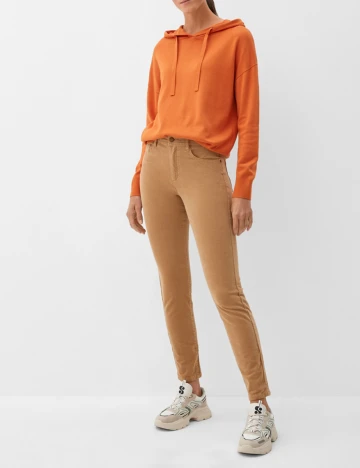 Pantaloni s.Oliver, maro deschis