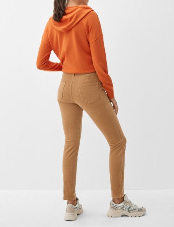 Pantaloni s.Oliver, maro deschis