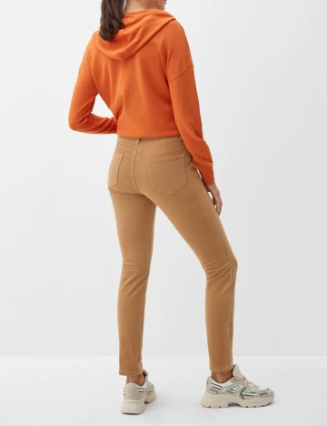Pantaloni s.Oliver, maro deschis