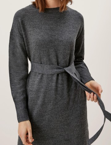 Rochie medie s.Oliver, gri inchis, 34