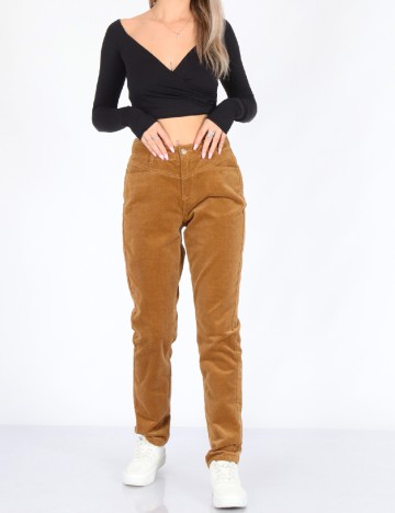 Pantaloni s.Oliver, maro, 34/30