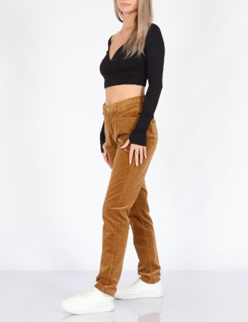Pantaloni s.Oliver, maro, 34/30