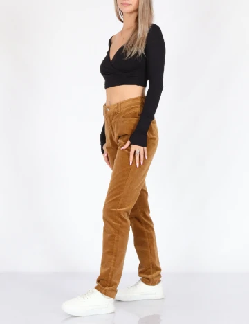 Pantaloni s.Oliver, maro, 34/30