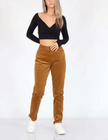 Pantaloni s.Oliver, maro, 34/30