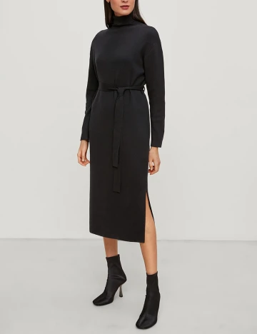 Rochie medie Comma, negru, 42