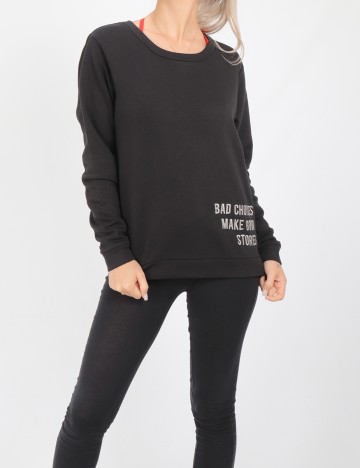 Bluza Jacqueline de Yong, negru, S